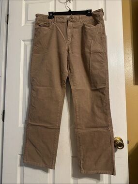 Peter Millar Straight Corduroy Jeans in Light Brown